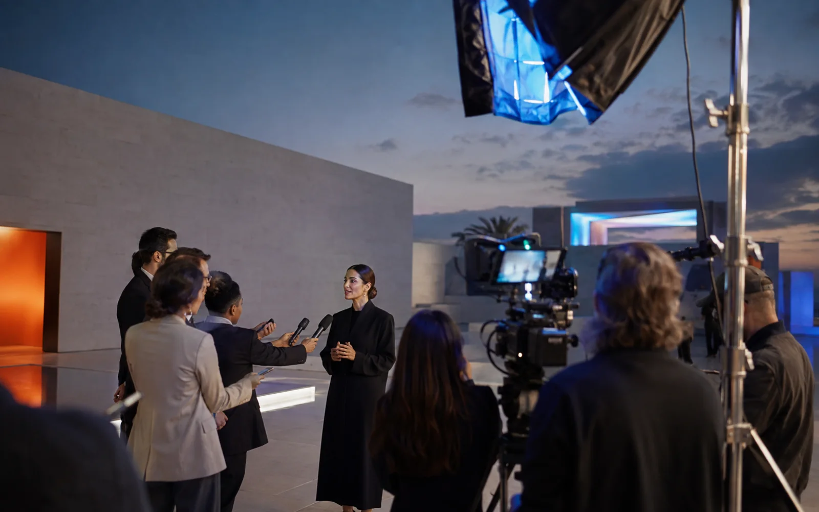 Illustrative commercial production and live product reveal
